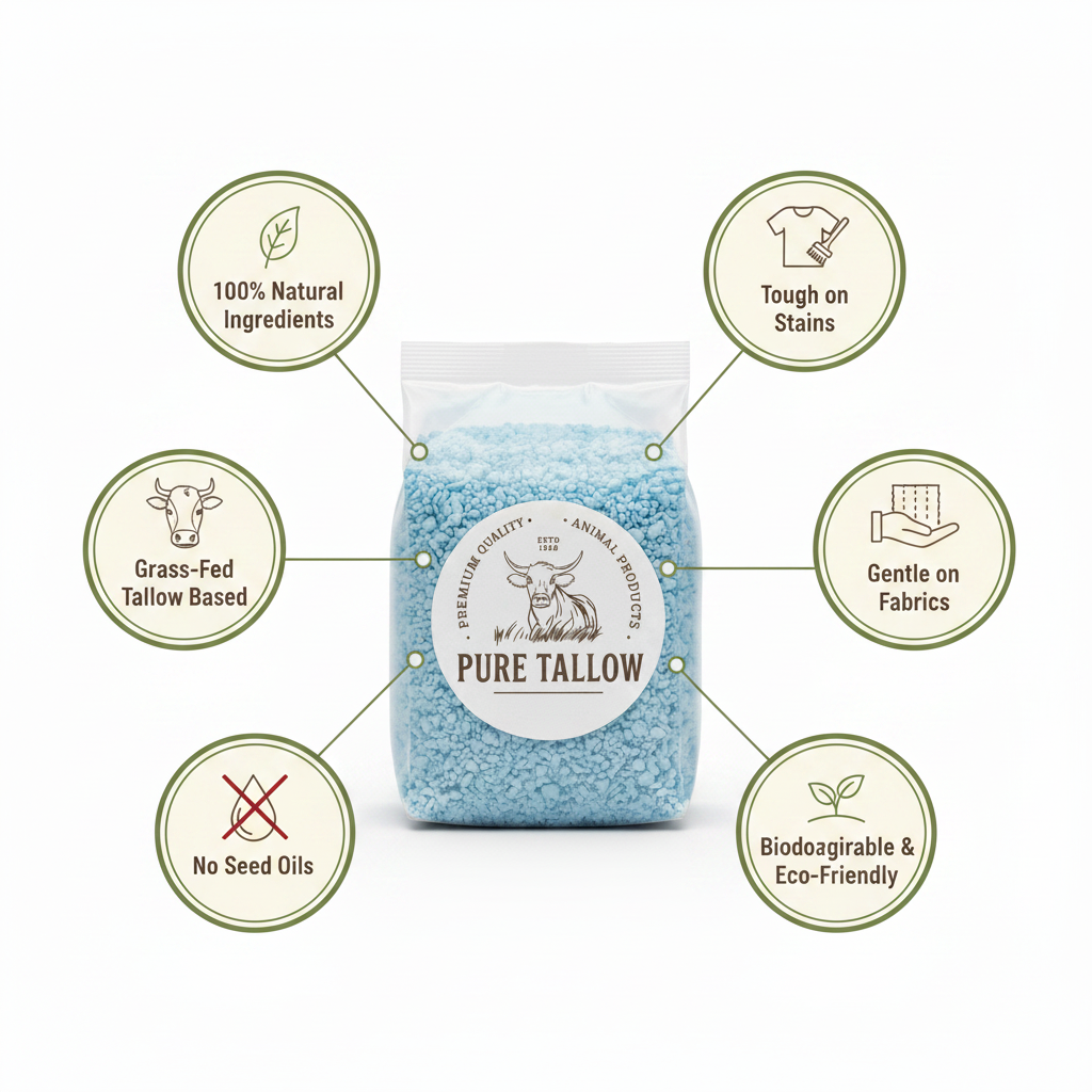 Pure Tallow Soap Flakes Benefits