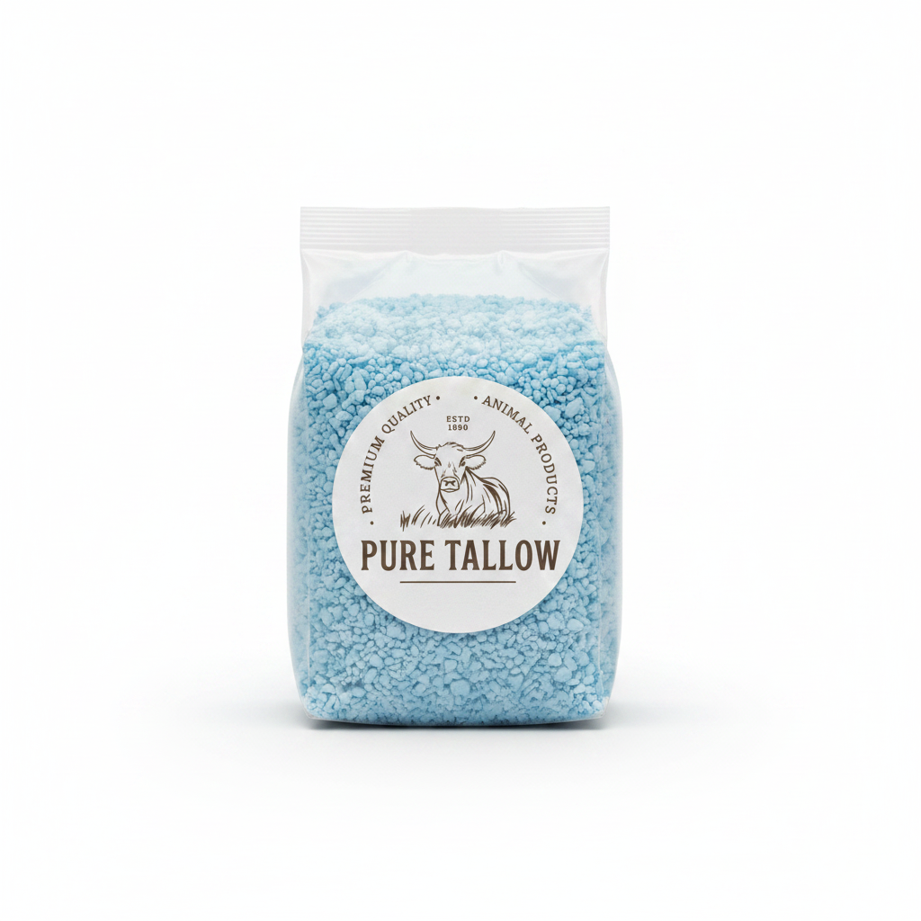 Pure Tallow Soap Flakes with Label
