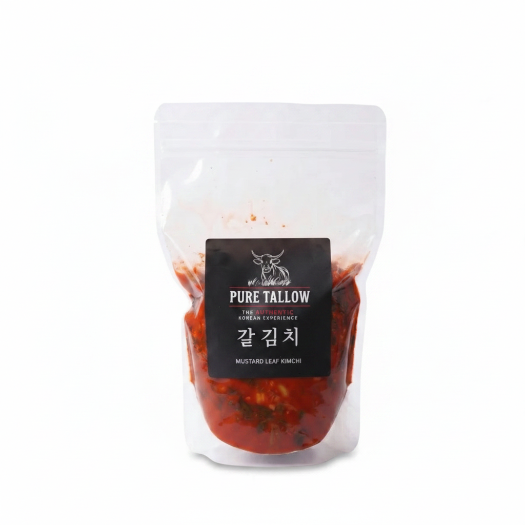 Fresh Mustard Leaf Kimchi (갓김치) 550g | Mosterdblaar Kimchi