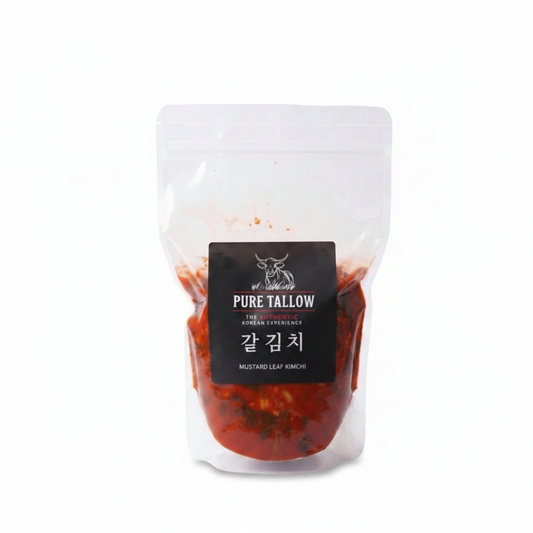 Fresh Mustard Leaf Kimchi (갓김치) 1L | Mosterdblaar Kimchi