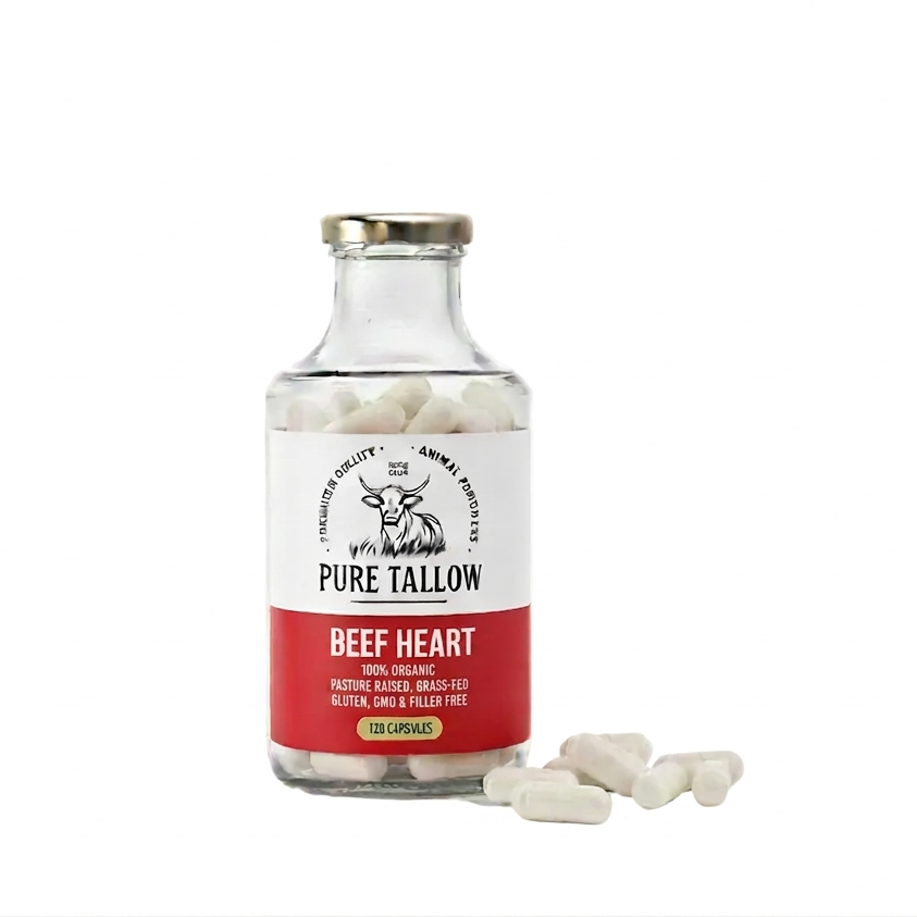 Grass-Fed Beef Heart 120 Capsules