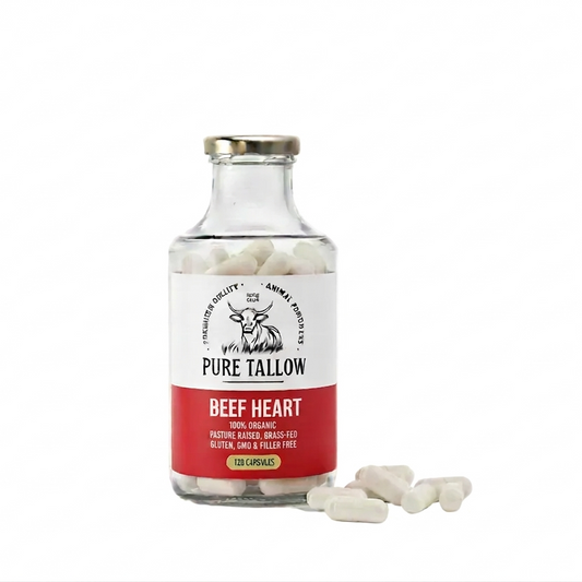 Grass-Fed Beef Heart 120 Capsules