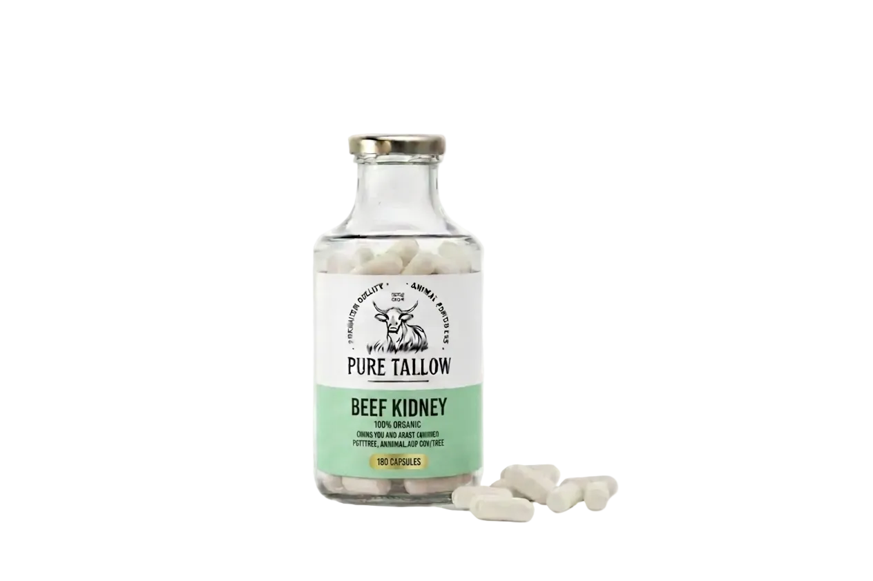 Grass-Fed Beef Kidney 180 Capsules