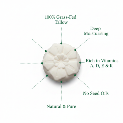 Top View Tallow Bar with Benefits