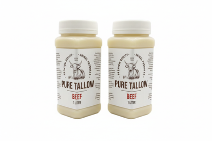 Two Pure Tallow Beef Bottles